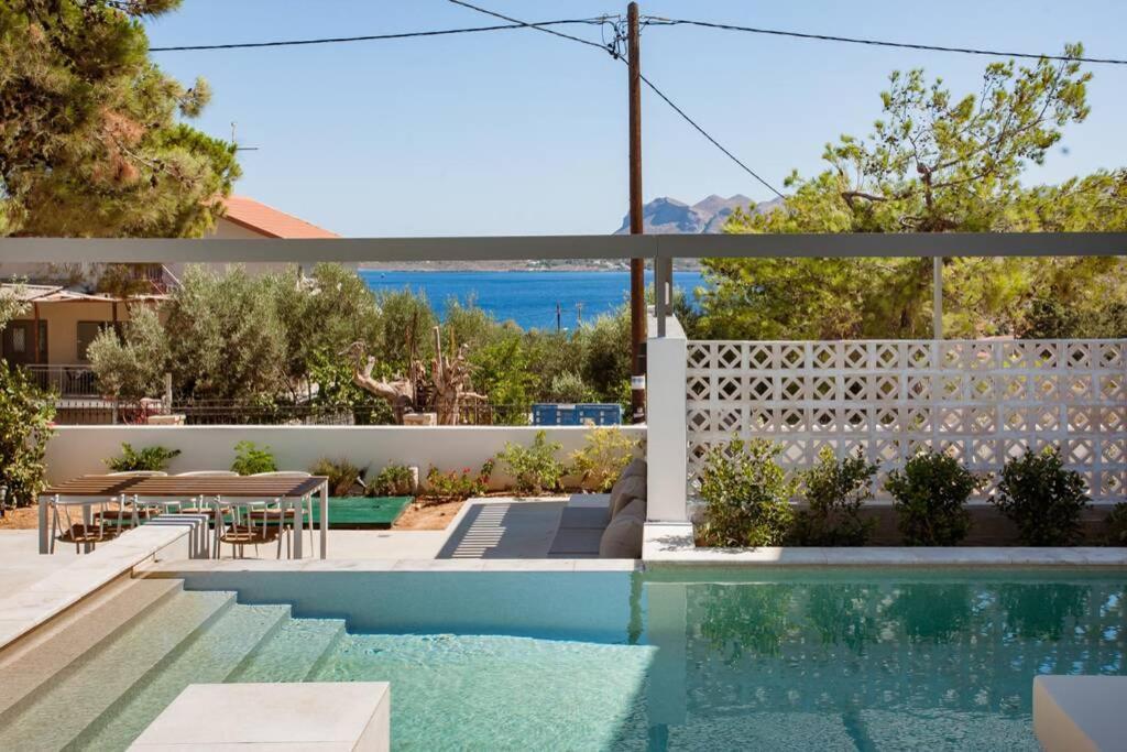 Chania Living Stories Villa With Piano Exterior foto